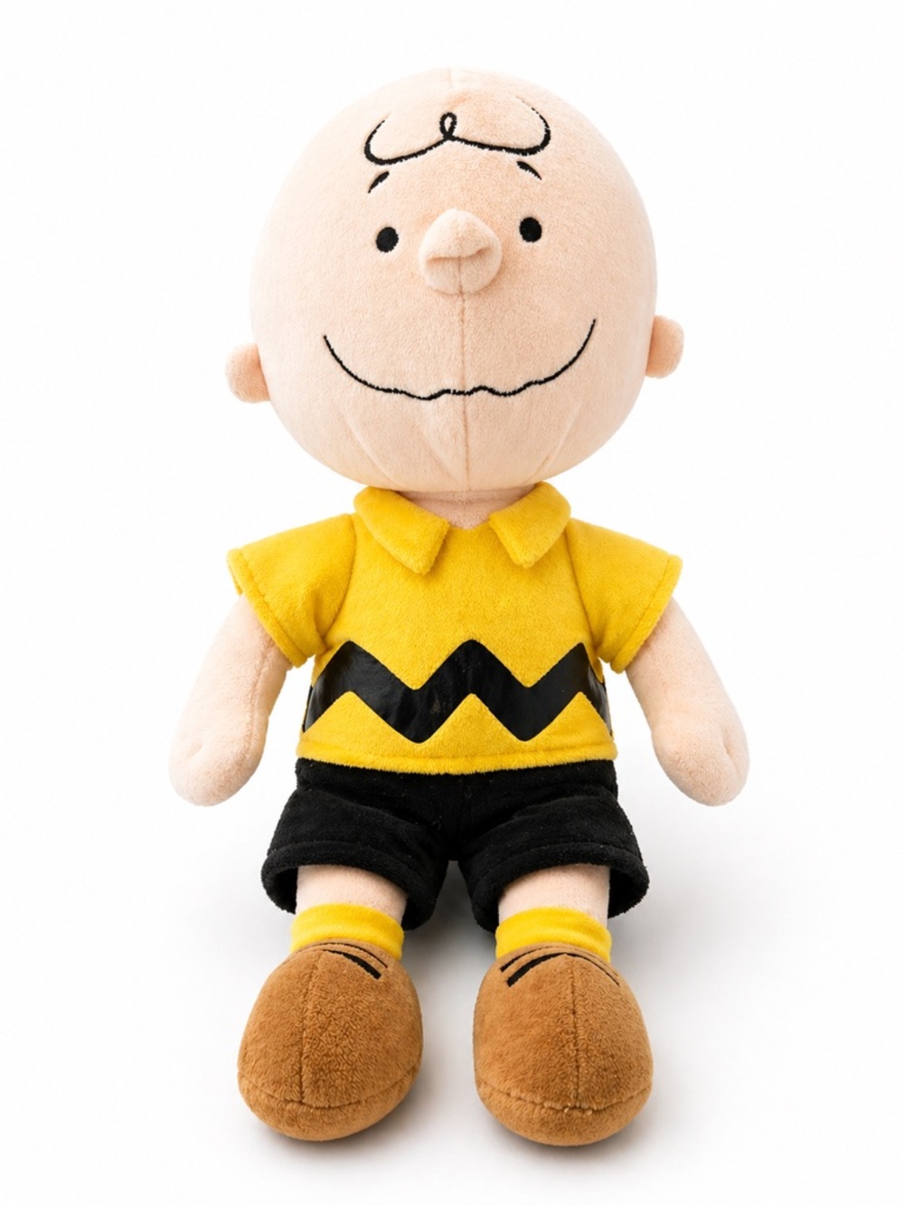 Charlie Brown Peanuts Plush Doll Kohl’s Cares Yellow Shirt Soft Toy
